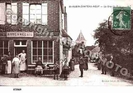 Ville de SAINTAUBINCHATEAUNEUF, carte postale ancienne