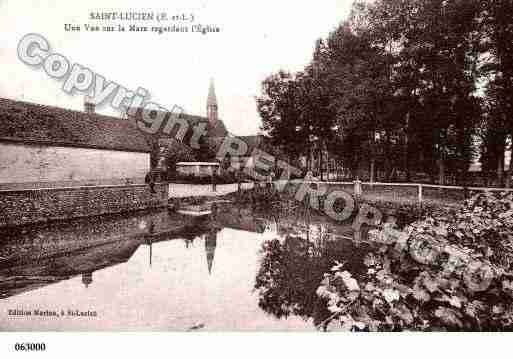 Ville de SAINTLUCIEN, carte postale ancienne