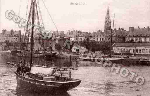 Ville de SAINTMALO, carte postale ancienne