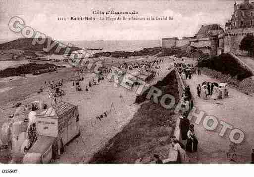 Ville de SAINTMALO, carte postale ancienne