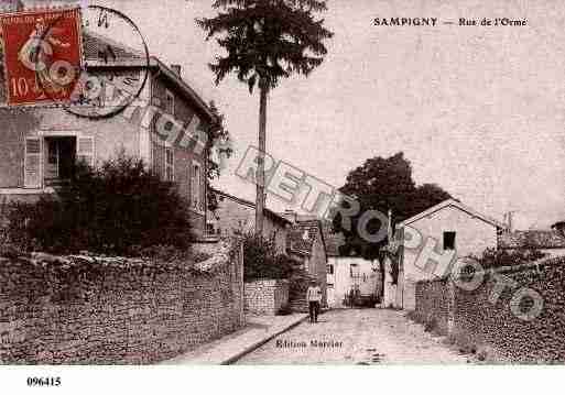 Ville de SAMPIGNY, carte postale ancienne