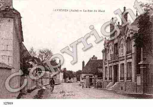 Ville de SAVIERES, carte postale ancienne