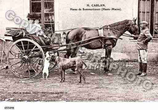 Ville de SOMMERECOURT, carte postale ancienne