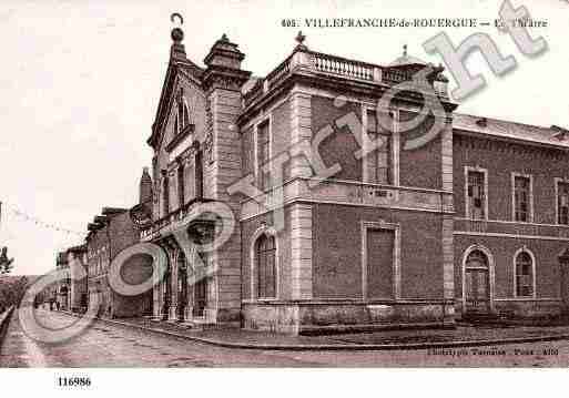 Ville de VILLEFRANCHEDEROUERGUE, carte postale ancienne