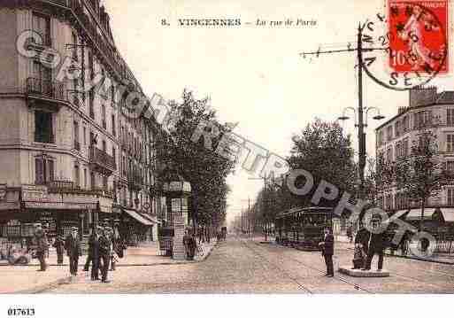 Ville de VINCENNES, carte postale ancienne