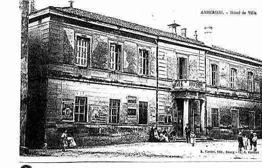 Ville de AMBERIEUENBUGEY, carte postale ancienne