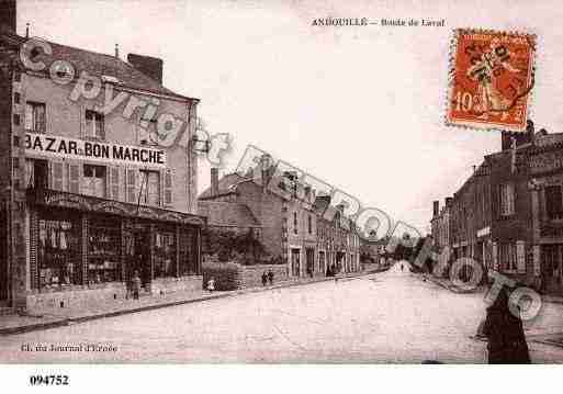 Ville de ANDOUILLE, carte postale ancienne