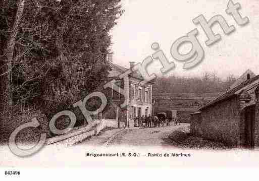 Ville de BRIGNANCOURT, carte postale ancienne