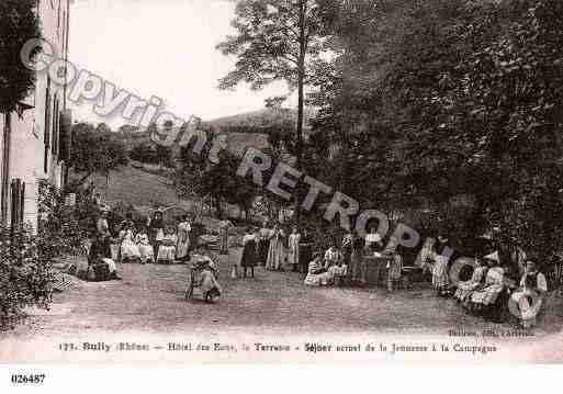 Ville de BULLY, carte postale ancienne