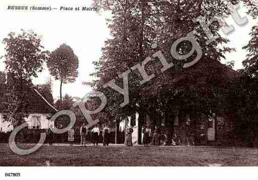 Ville de BUSSUSBUSSUEL, carte postale ancienne