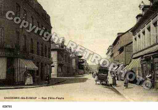 Ville de CAUDEBECLESELBEUF, carte postale ancienne