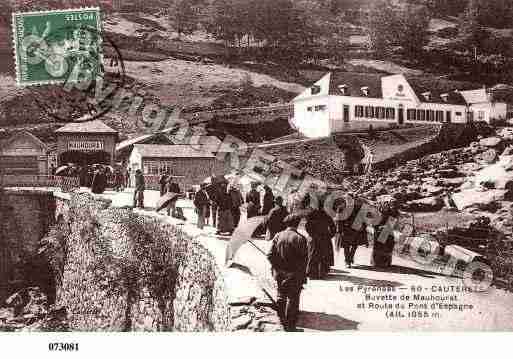 Ville de CAUTERETS, carte postale ancienne