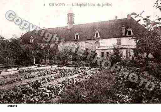 Ville de CHAGNY, carte postale ancienne