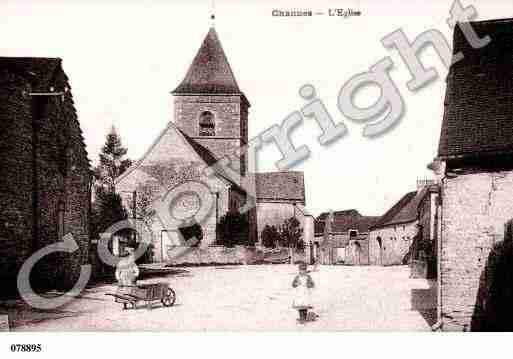 Ville de CHANNES, carte postale ancienne