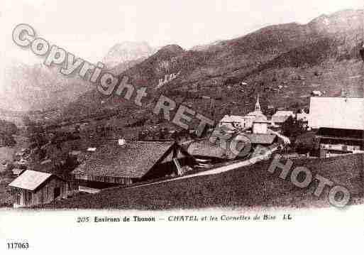 Ville de CHATEL, carte postale ancienne