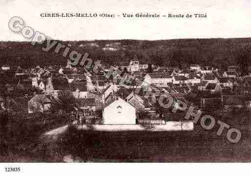 Ville de CIRESLESMELLO, carte postale ancienne