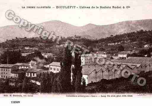 Ville de DIEULEFIT, carte postale ancienne