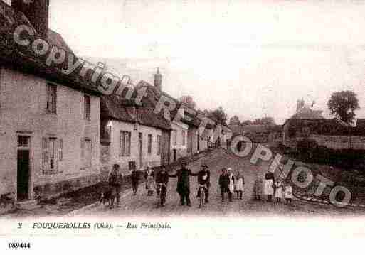 Ville de FOUQUEROLLES, carte postale ancienne