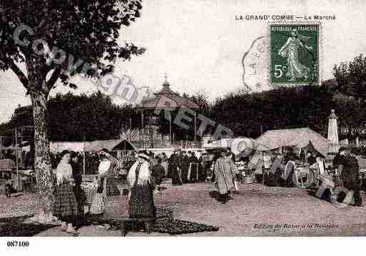 Ville de GRANDCOMBE(LA), carte postale ancienne