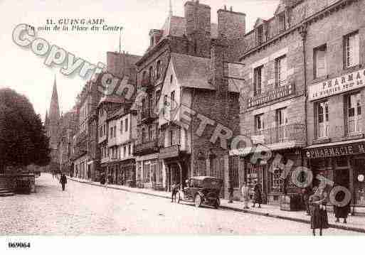 Ville de GUINGAMP, carte postale ancienne