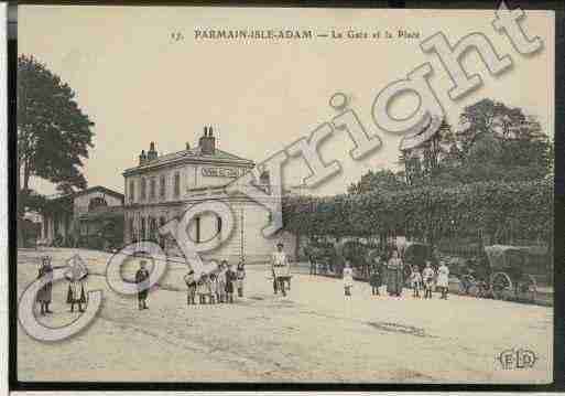 Ville de ISLEADAM(L'), carte postale ancienne