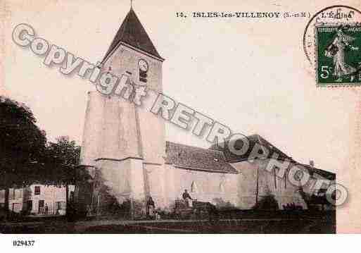 Ville de ISLESLESVILLENOY, carte postale ancienne