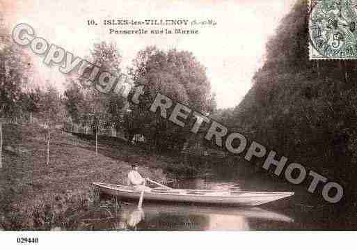 Ville de ISLESLESVILLENOY, carte postale ancienne