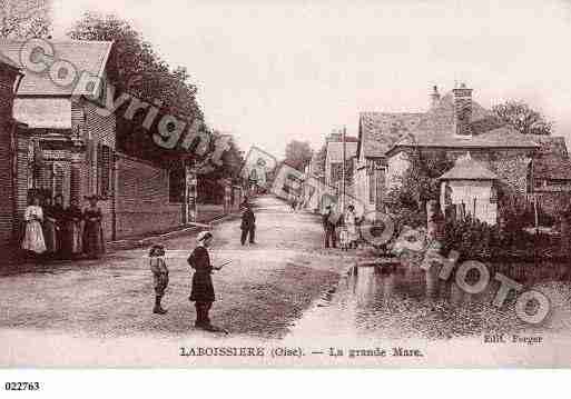 Ville de LABOISSIEREENTHELLE, carte postale ancienne