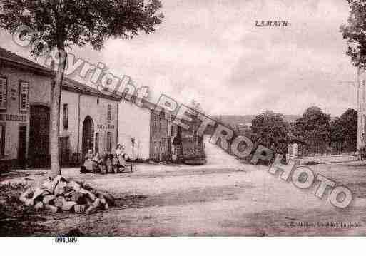 Ville de LAMATH, carte postale ancienne