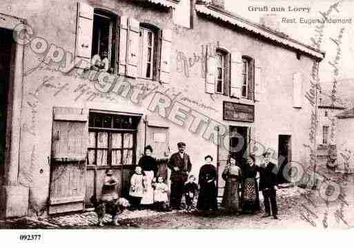 Ville de LORRYLESMETZ, carte postale ancienne