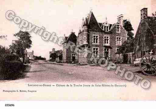 Ville de LOUVIGNEDUDESERT, carte postale ancienne