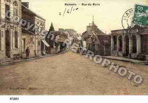 Ville de MAMERS, carte postale ancienne