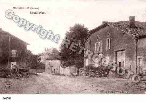 Ville de MANGIENNES, carte postale ancienne