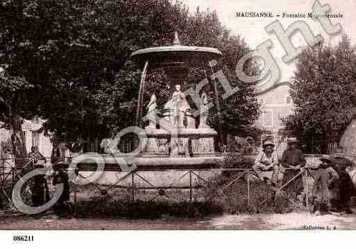 Ville de MAUSSANELESALPILLES, carte postale ancienne