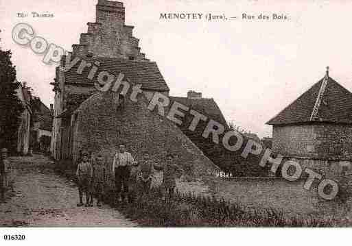 Ville de MENOTEY, carte postale ancienne