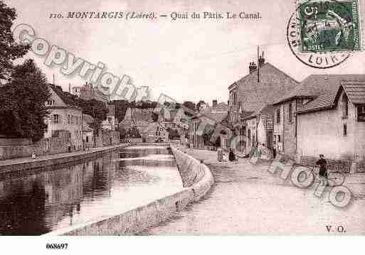 Ville de MONTARGIS, carte postale ancienne