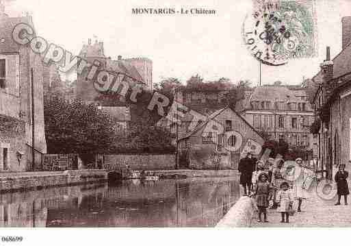 Ville de MONTARGIS, carte postale ancienne