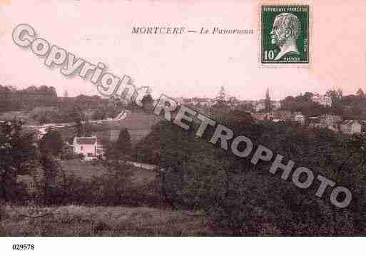 Ville de MORTCERF, carte postale ancienne