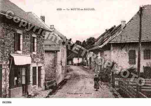 Ville de MOTTEENBAUGES(LA), carte postale ancienne