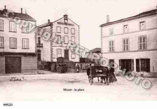 Ville de MOZAC, carte postale ancienne