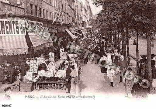 Ville de PARIS17, carte postale ancienne