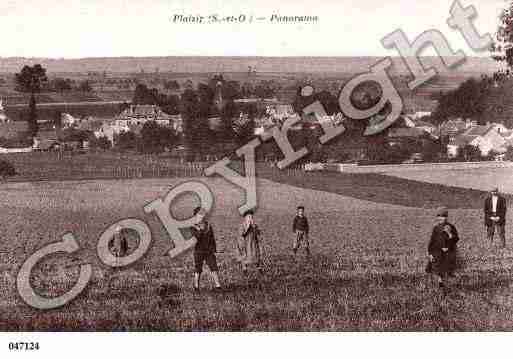 Ville de PLAISIR, carte postale ancienne