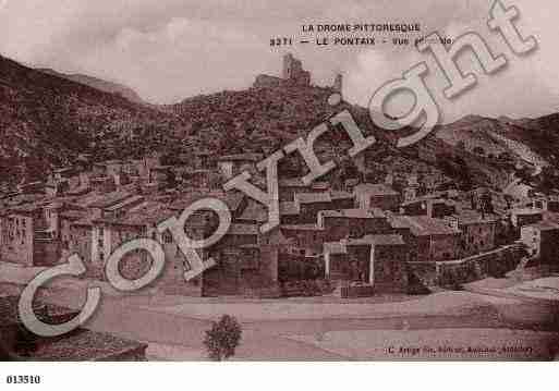 Ville de PONTAIX, carte postale ancienne