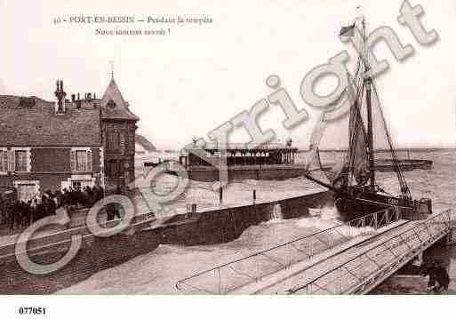 Ville de PORTENBESSINHUPPAIN, carte postale ancienne