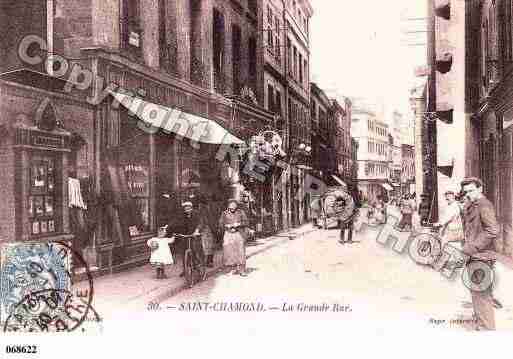 Ville de SAINTCHAMOND, carte postale ancienne