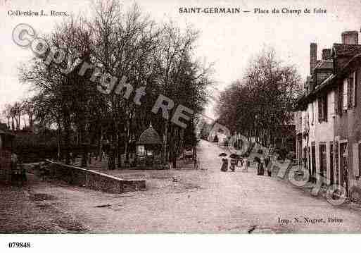 Ville de SAINTGERMAIN, carte postale ancienne