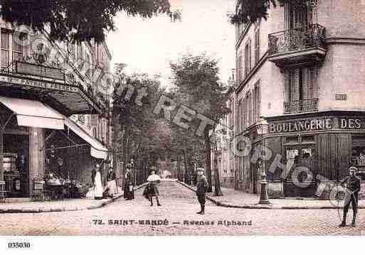 Ville de SAINTMANDE, carte postale ancienne