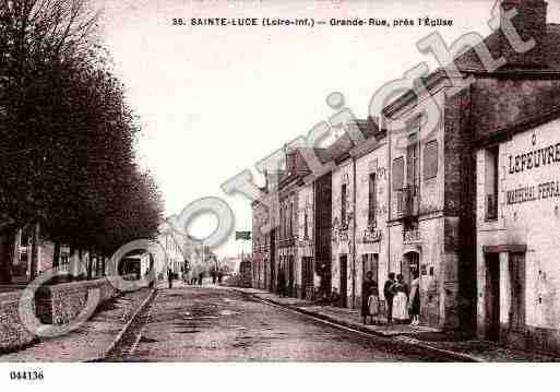 Ville de SAINTELUCESURLOIRE, carte postale ancienne