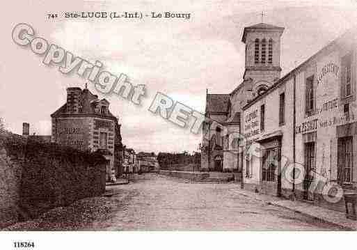 Ville de SAINTELUCESURLOIRE, carte postale ancienne