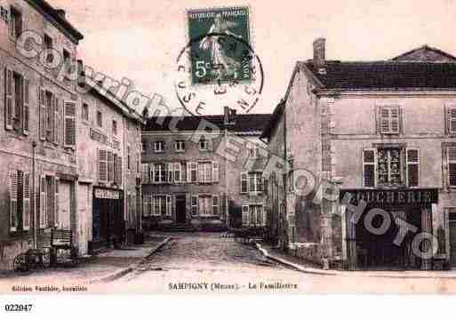 Ville de SAMPIGNY, carte postale ancienne